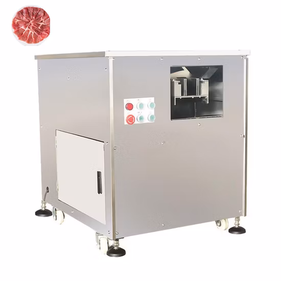 Affettatrice per pesce congelato Affettatrice per pesce e patatine fritte Affettatrice per pesce Mezza macchina Affettatrice a scatti per pesce Affettatrice per porzioni di pesce